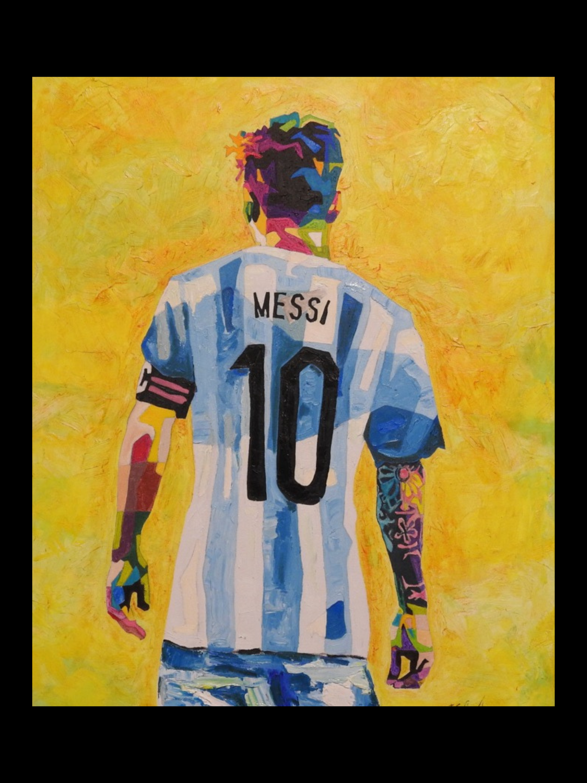 The grandest Leo - oil -  Size : 29x35