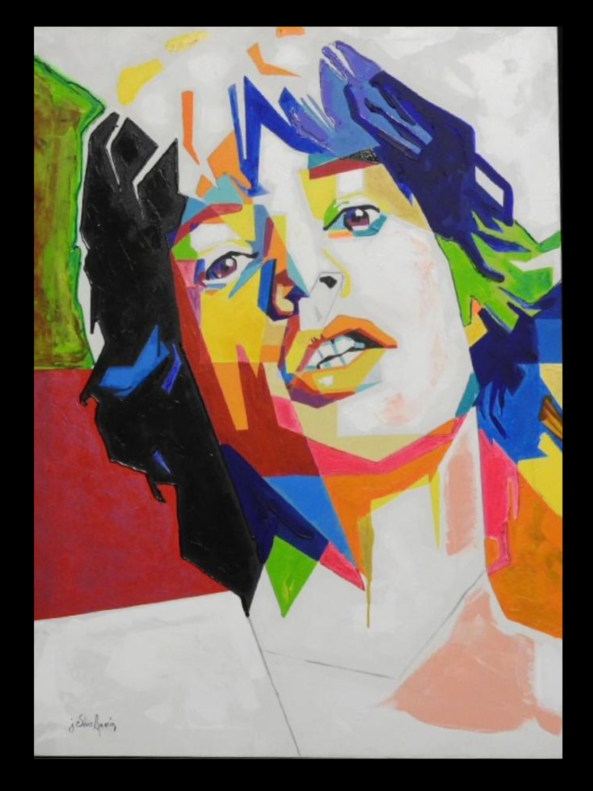 Jagger - Acrylic - Size: 29x40