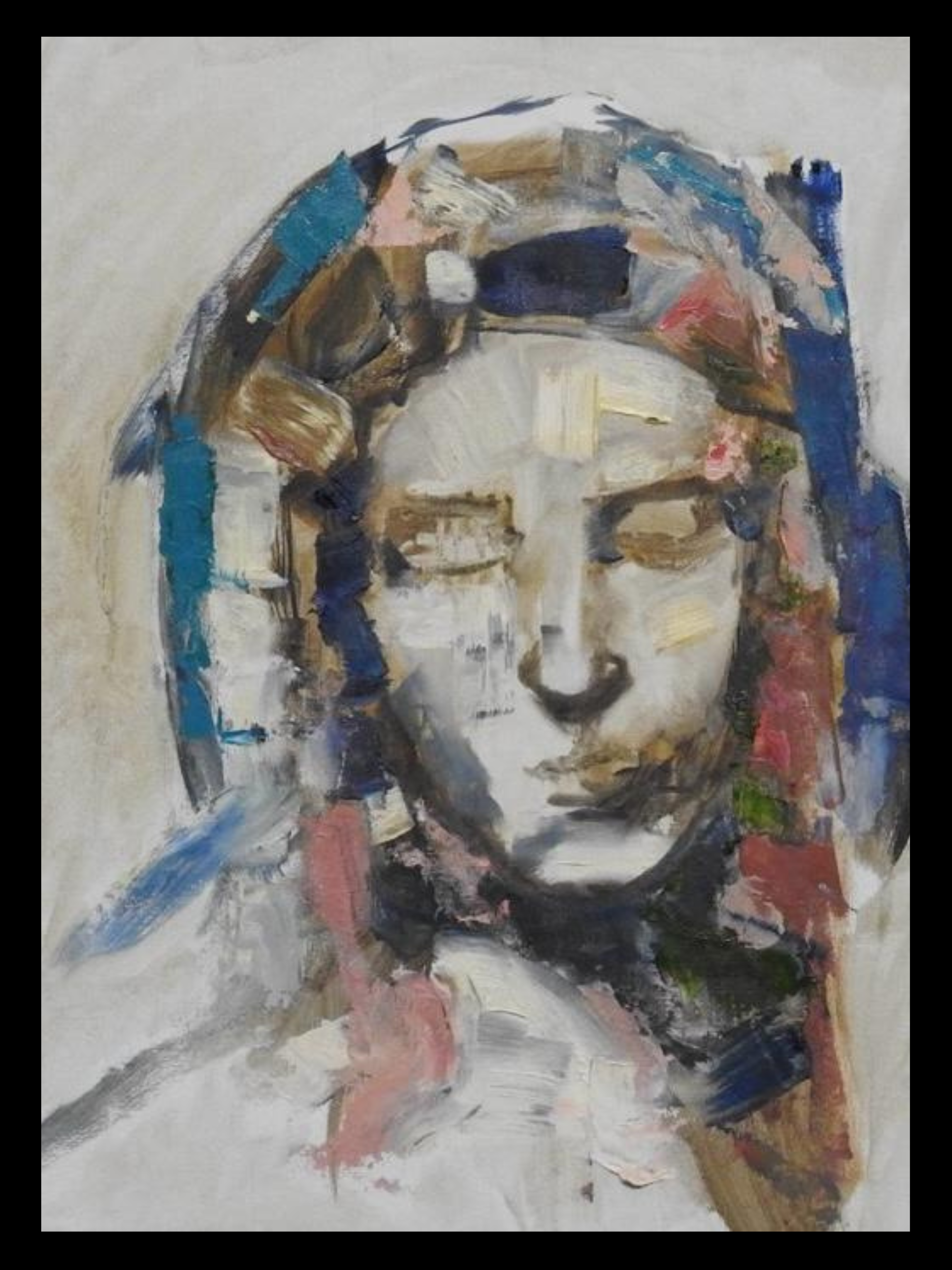 Maria - Oil - Size: 16x18