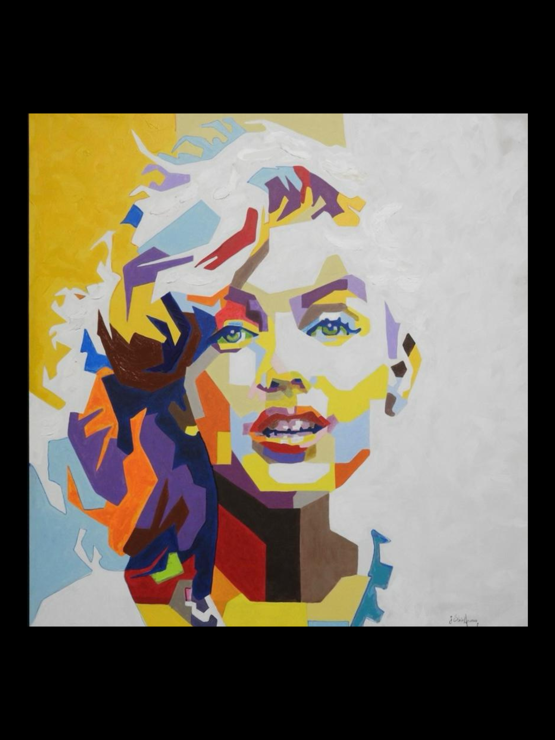 Marilyn - Acrylic - Size: 46x50
